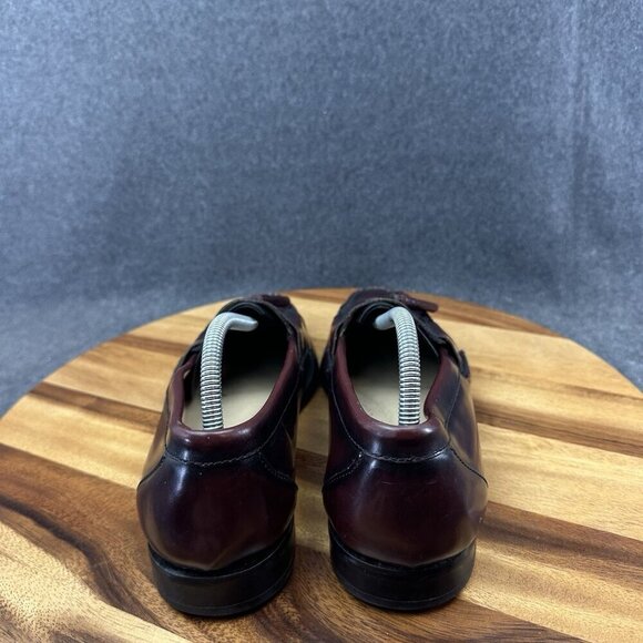 GH Bass Men\'s Harrison Burgundy Tassel Loafer Size 9.5EE